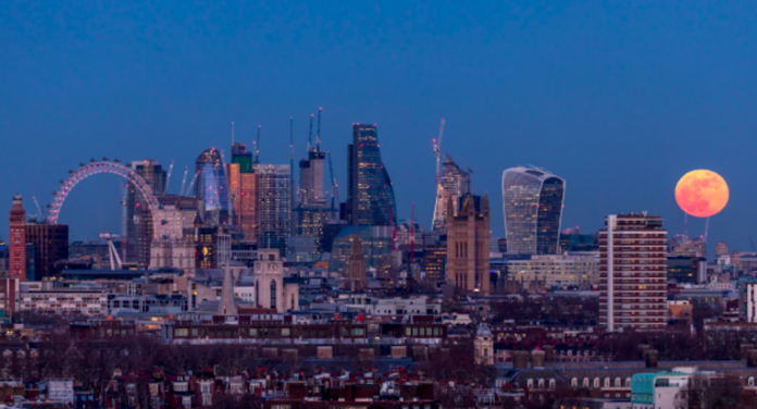 éclipse lunaire londres