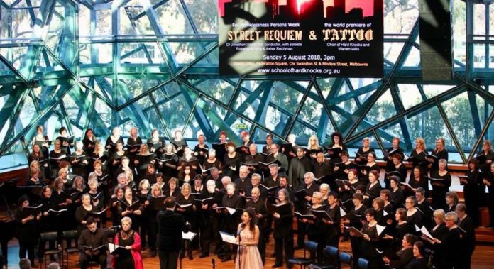 concert sans abri londres