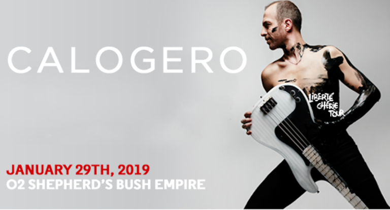 Calogero liberte cherie tour londres