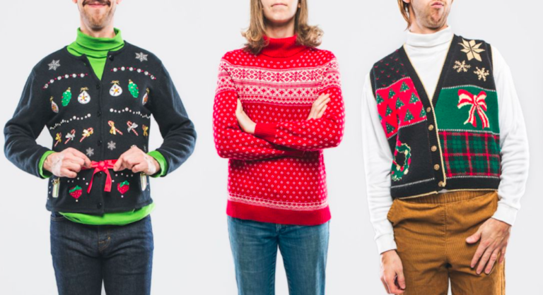 question bete christmas jumper day pull moche