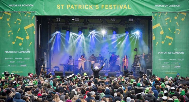 Saint Patrick Day mars londres