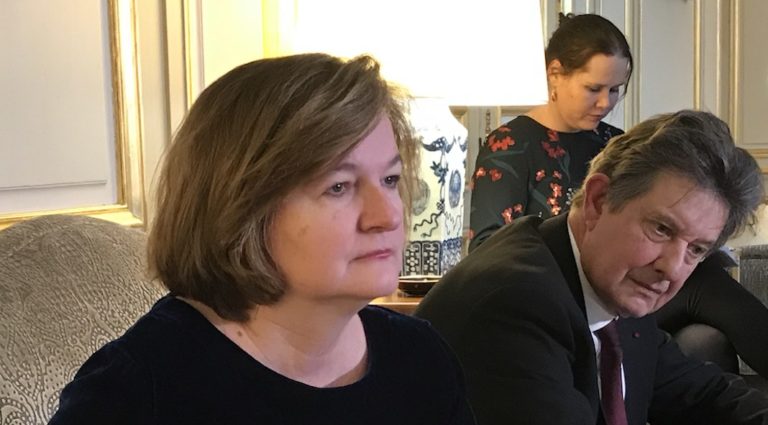 nathalie loiseau grève france BBC