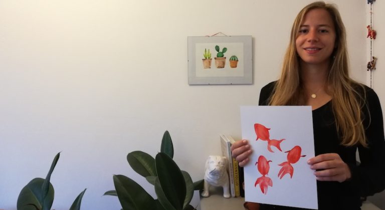 Claire Jolyot et ses aquarelles