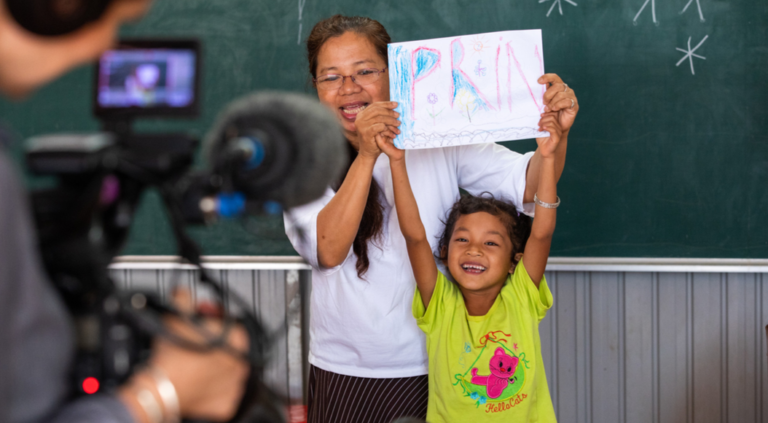 Dans le film Grandir les enfants prennent la parole