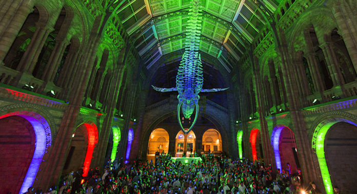 silent disco soiree musée histoire naturelle londres
