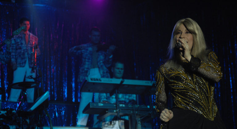 Barbra Streisand et Stevie Wonder en concert a Londres lors du British Summer Festival
