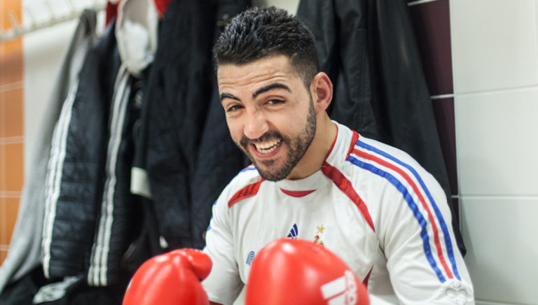 karim achour match boxe londres