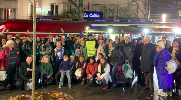 Des Gilets jaunes français à Londres pour soutenir Julian Assange