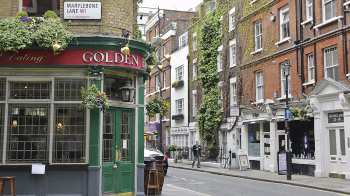 marylebone lane christmas shopping londres