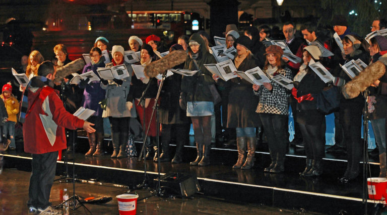 christmas carols londres