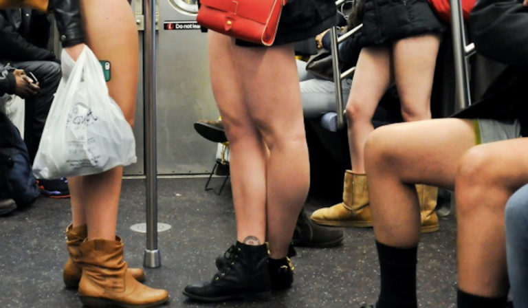 journee sans pantalon metro londres