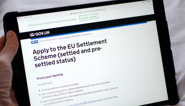 session information settled status