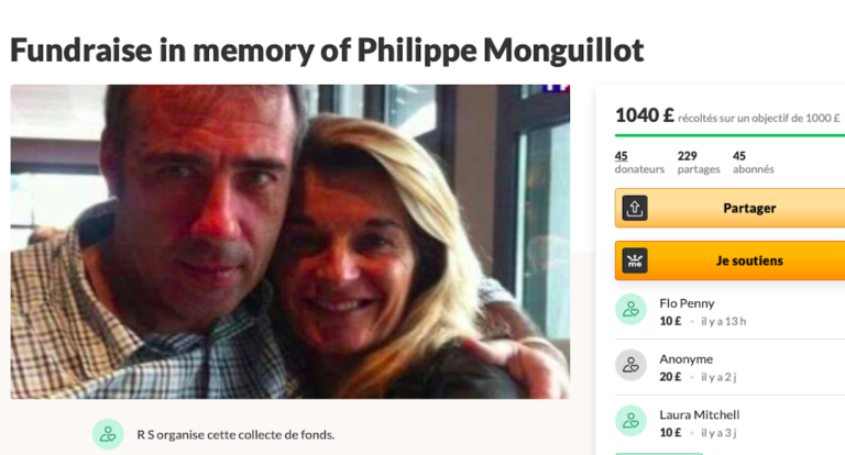 philippe monguillot cagnotte chauffeur bus londres