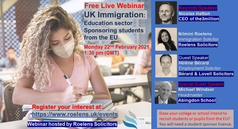 Webinaire gratuit dédié au recrutement dans les universités et établissements scolaires anglais
