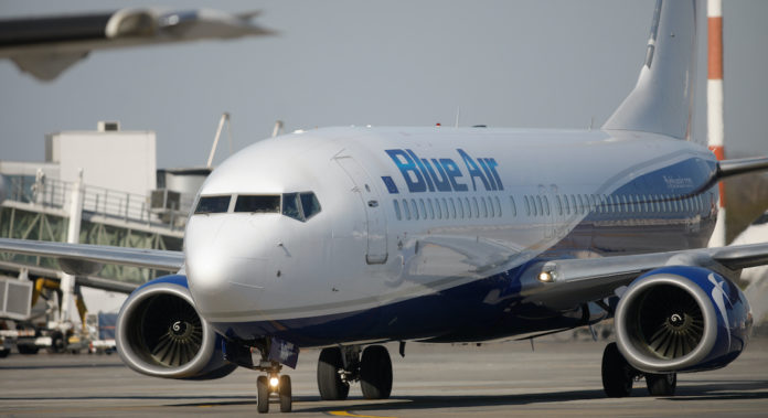 blue air vol londres nice