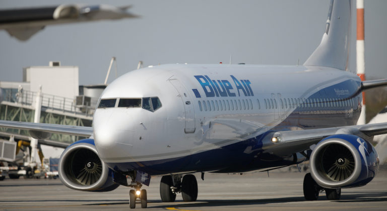 blue air vol londres nice