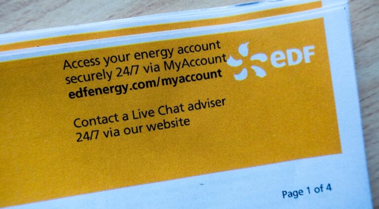 EDF energy prix royaume-uni