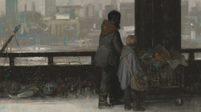 Gerard DuBois, The Road by Cormac McCarthy. Published by Folio Society