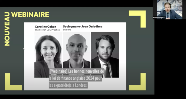 [Vidéo] Les bonnes nouvelles de la loi de finance anglaise 2024 pour les expatrié(e)s à Londres